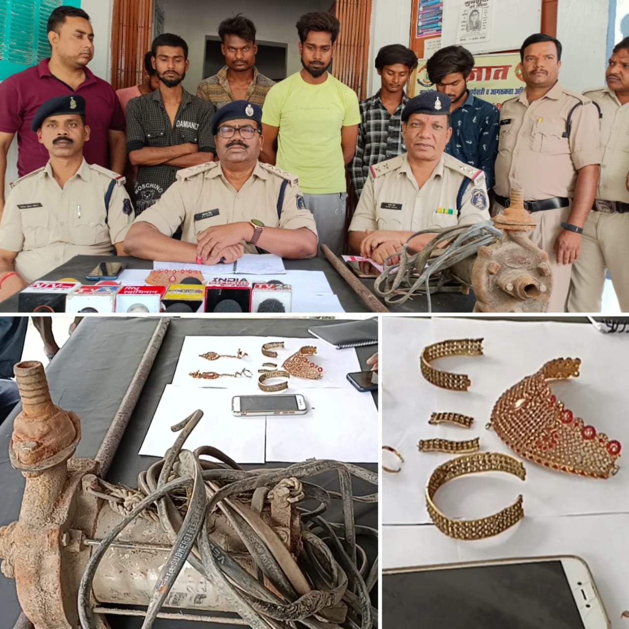 पुलिस की सक्रियता से चोरी में संलिप्त समस्त आरोपी पुलिस की गिरफ्त में…