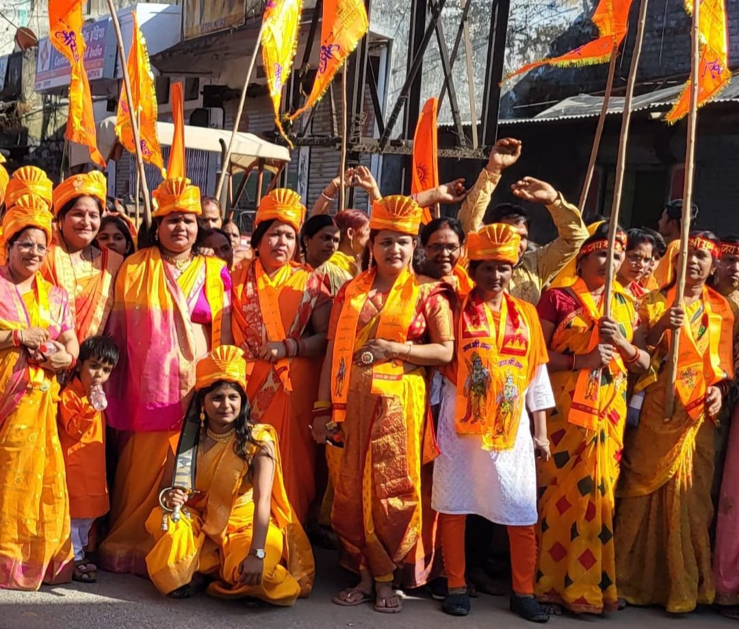 श्री रामलला के प्राण प्रतिष्ठा के उपलक्ष्य में धर्म सेना द्वारा आयोजित रामकथा संपन्न
